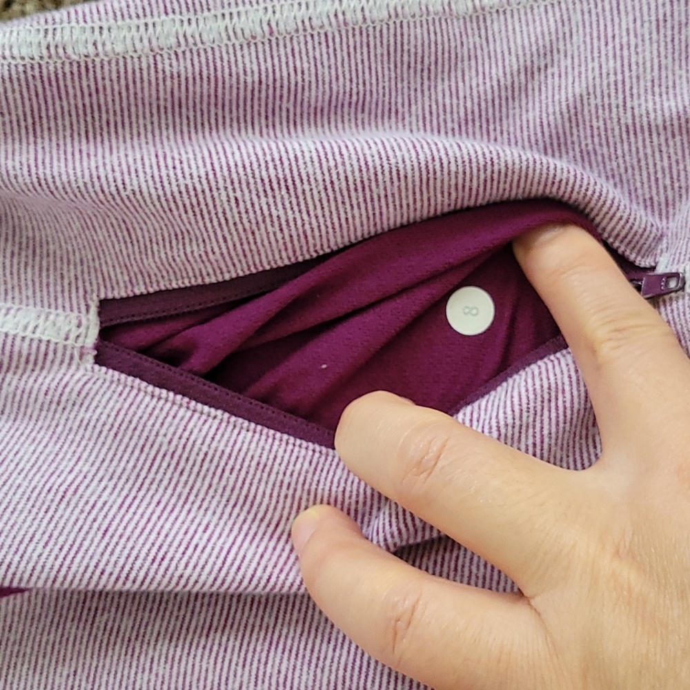 LULULEMON IN STRIDE PURPLE JACKET SIZE 8 - Picture 7 of 9